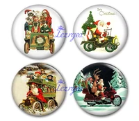 merry christmas glass cabochon christmas greeting and delivery round photo glass cabochon demo flat back making findings