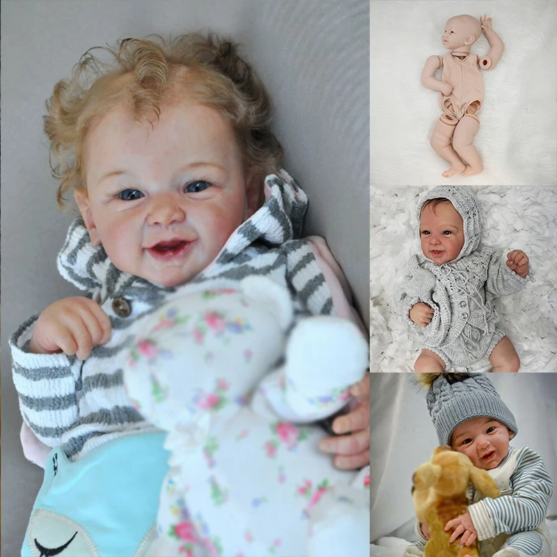 

21inch Unpainted Reborn Kit Reborn Baby Vinyl Kit Phoenix Unfinished Doll Parts DIY Blank Reborn Vinyl Doll Kit