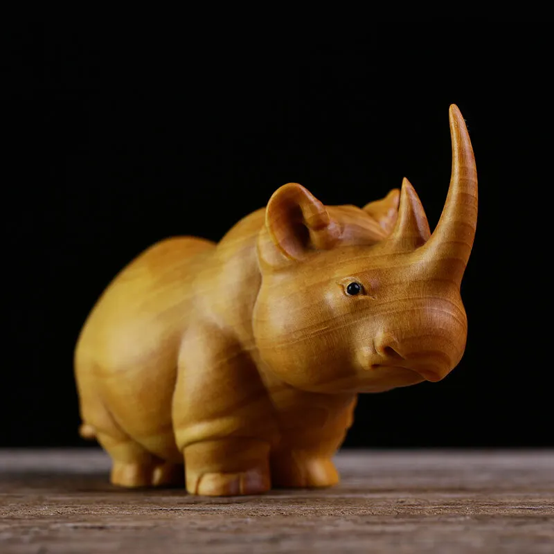 Резьба из самшита ручной работы Домашние животные декоративные украшения