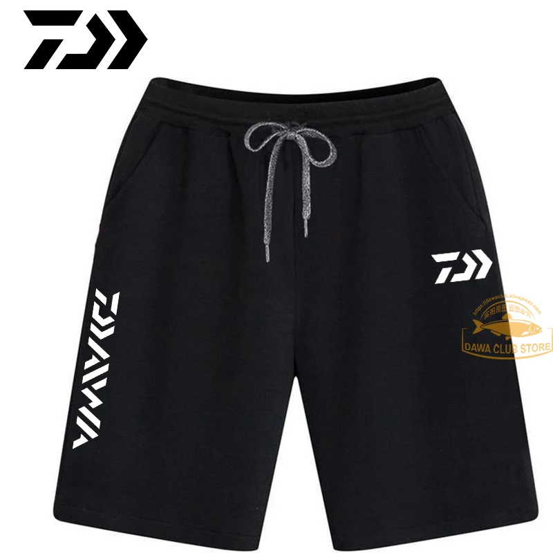 

Мужские повседневные шорты DAIWA, из чистого хлопка, для рыбалки, для улицы, для пробежек, свободные, для пляжа, лето 2020