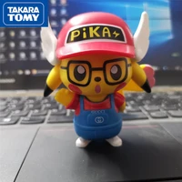 takara tomy pokemon pikachu action figure anime cosplay pocket monsters model christmas gift toys for kids boy