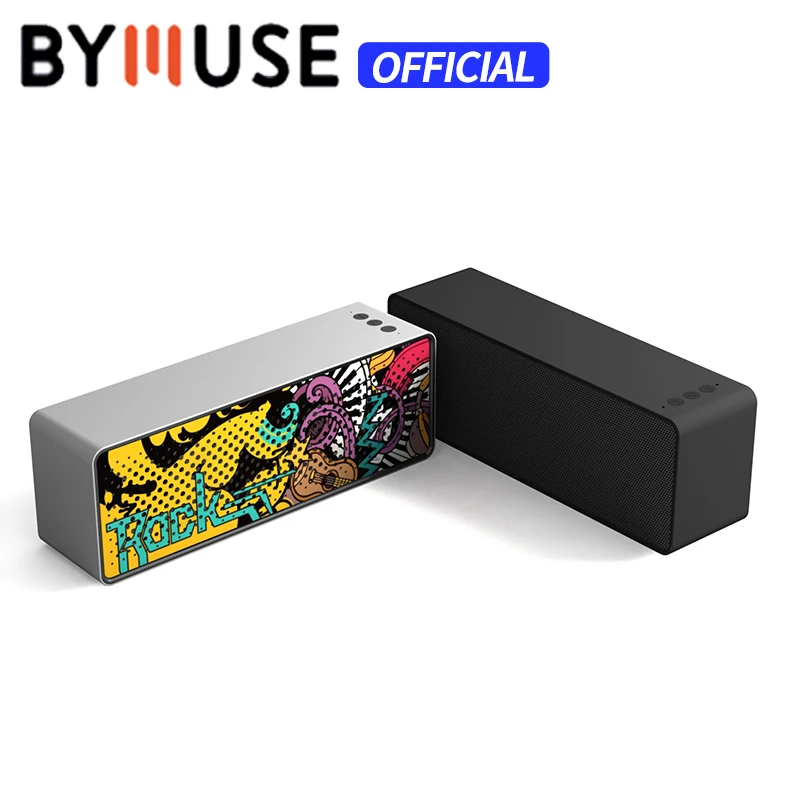 

BYMUSE F2"10W" Portable Bluetooth Speaker Wireless Subwoofer Stereo Handsfree Speaker HiFiSupport AUX/TF/USB For PC&Phone