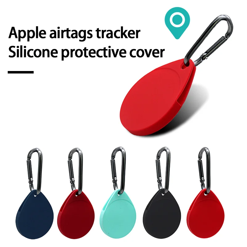 

For Apple Airtags Liquid Silicone Protective Sleeve For Apple Locator Tracker Anti-lost Device Keychain Protective Sleeve Hot