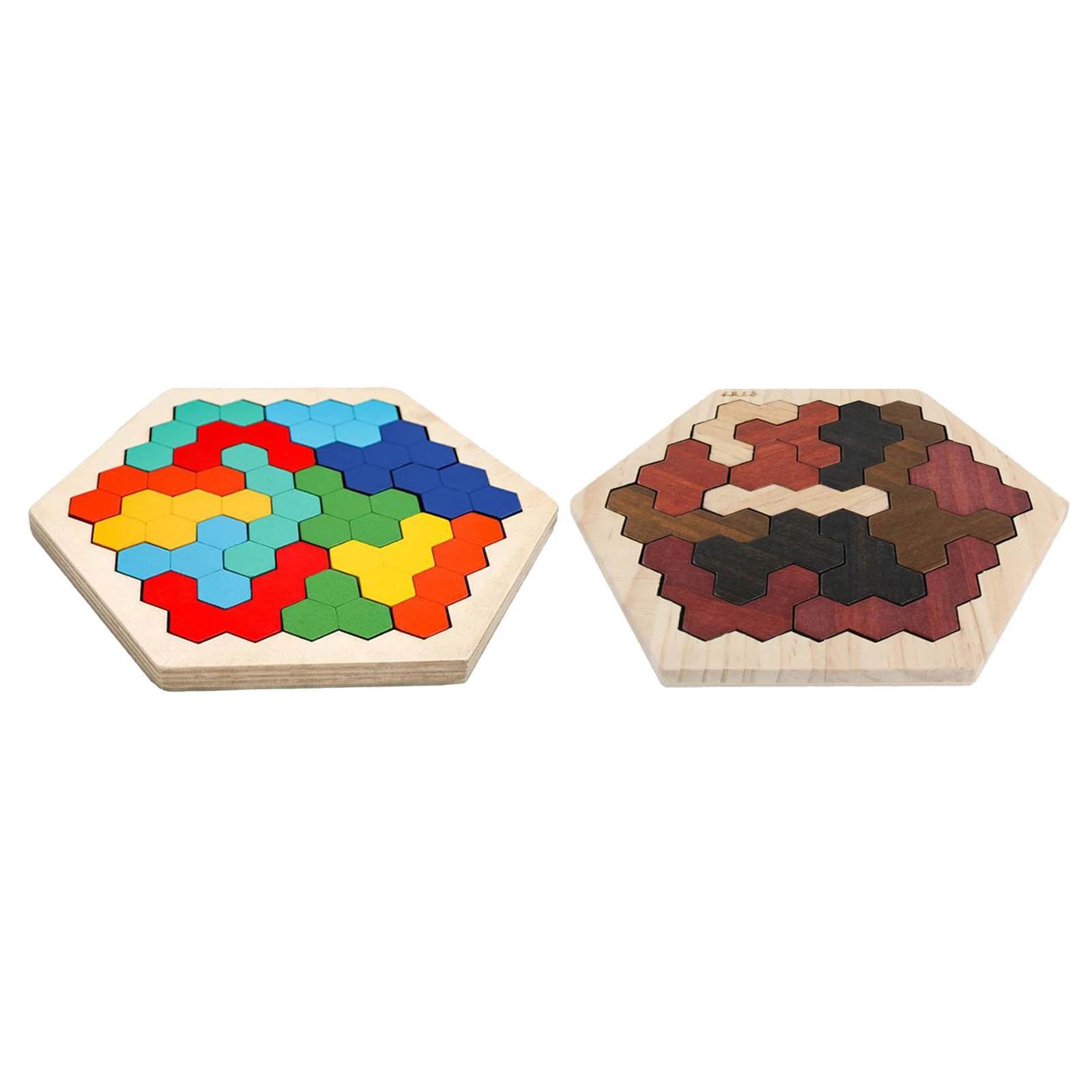 

Wooden Tangram Puzzle Jigsaw Brain Teasers Family Pre-school Training Toys