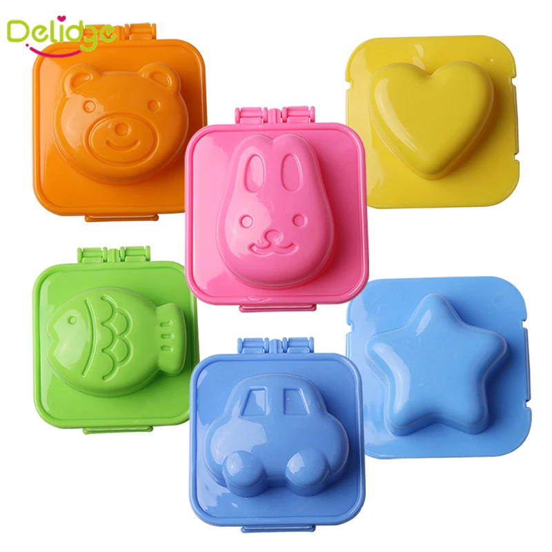 Инструменты для столовой и кухни 6 шт./компл. пресс риса Кролик Медведь Рыба