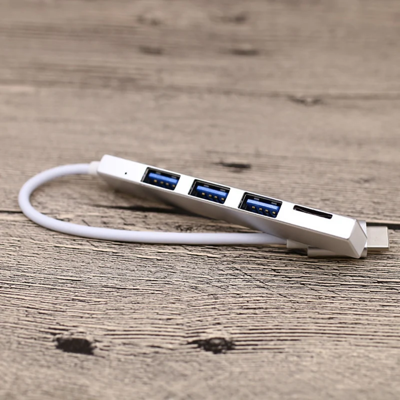 Usb-концентратор USB Type-C/USB 2 0 TF-карта адаптер для ноутбука мобильный телефон