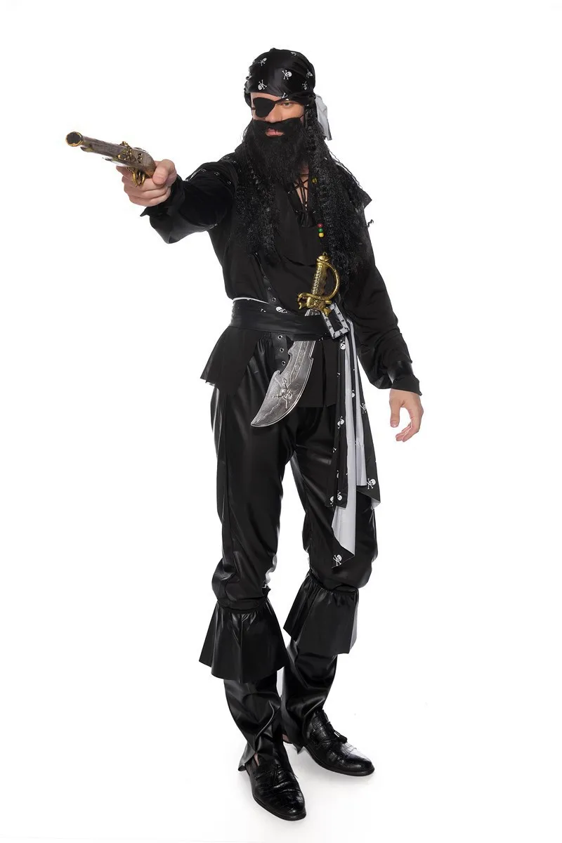 Одежда для сценического шоу взрослый костюм на Хэллоуин пирата карибского моря