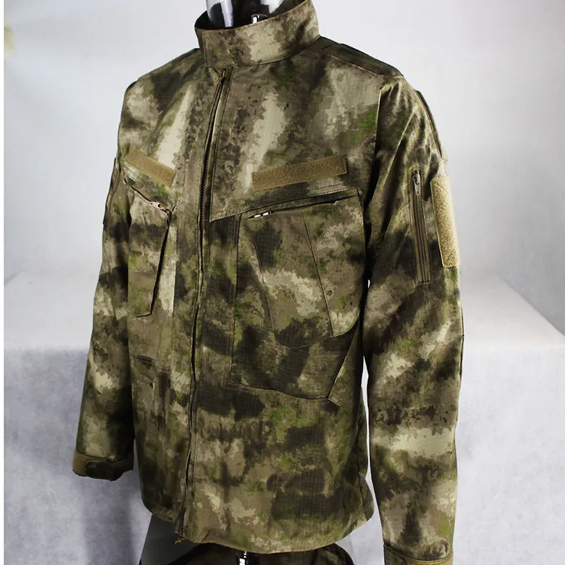 

Camouflage Tactical Military Uniform Outdoor Trekking Training Hunting Equipment Jacket Army Storm Suit Militia Soldier Overalls