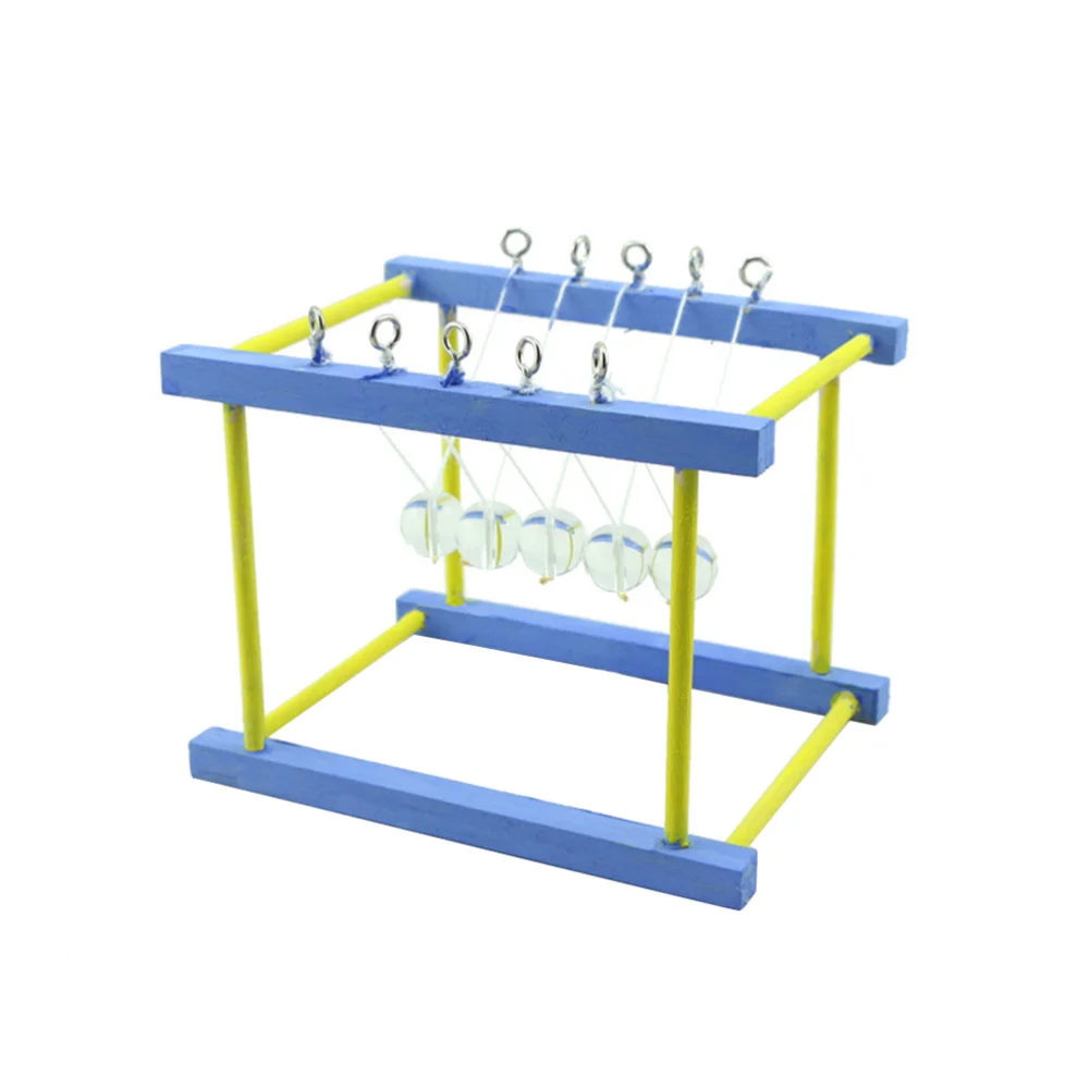 

DIY Assembly Newton's Cradle Balance Balls Model Kids Science Experiment Kit Educational