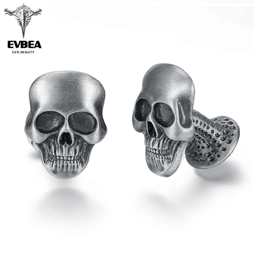 EVBEA комедия и история руля пиратский корабль запонки с черепом для мужчин