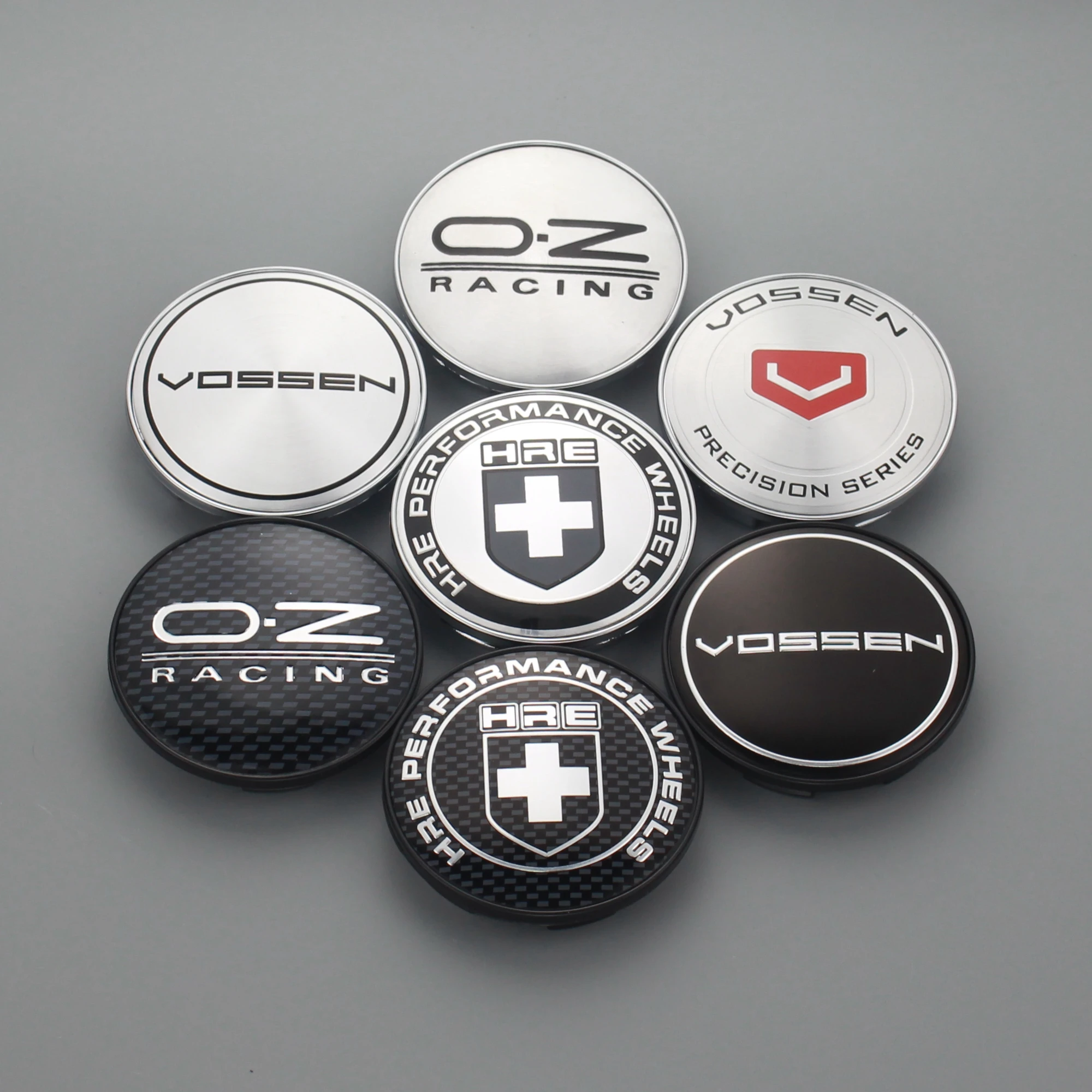 Колпачок vossen с логотипом oz для колеса клипса 68 мм/62 мм наклейка на ступицу