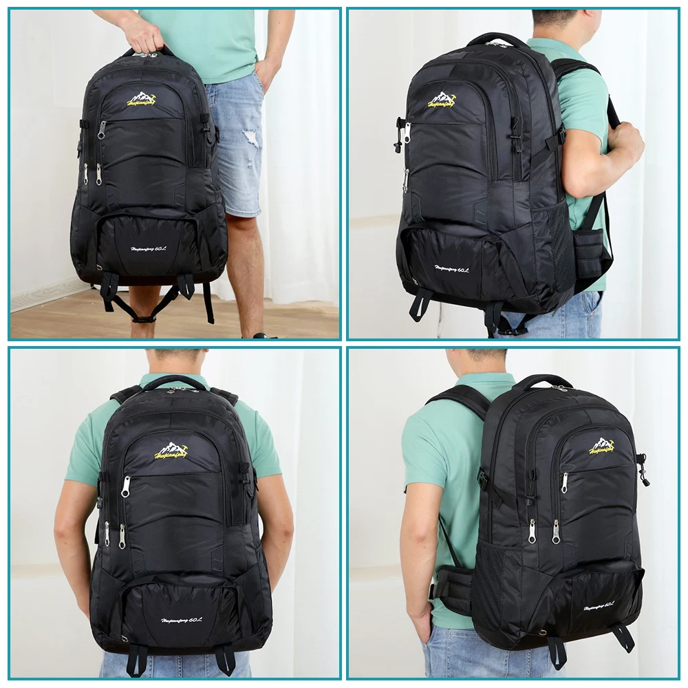 

60L Outdoor Camping Backpack Waterproof Trekking Bags Large Capacity Hiking Cycling Climbing Sports Bag Men Women