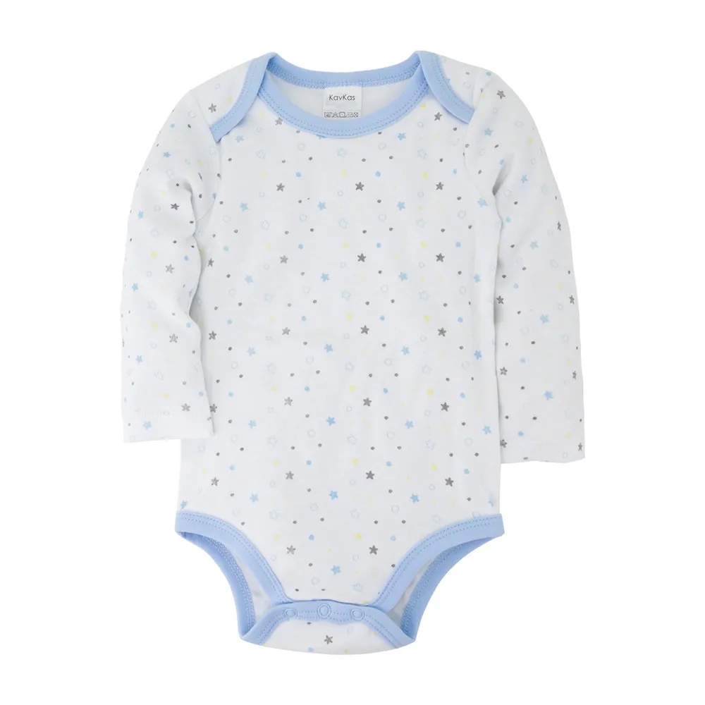 Комбинезон Honeyzone для мальчиков из дышащего хлопка с длинным рукавом серыми