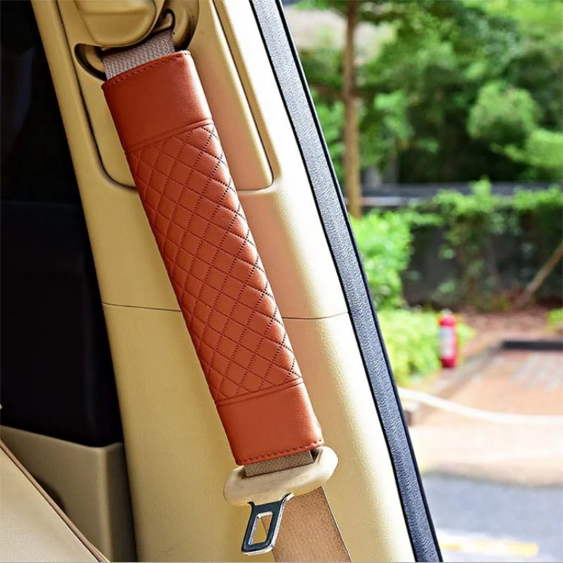 2pcs car road safety Seat Belt Adjuster belt device baby child protector positioner seat cover sticker | Автомобили и мотоциклы