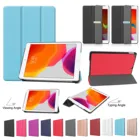Silicone Protective Case For IPad 10.2 2021 9th8th7th TPU Transparent Frosted Anti-drop Cover For IPad 10.2 Case Flip Stand