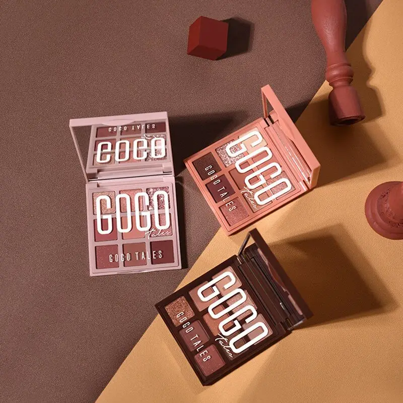 9 цветов блеск Galaxy стойкие тени для век мерцающие матовые Smoky Eyes палитра макияжа