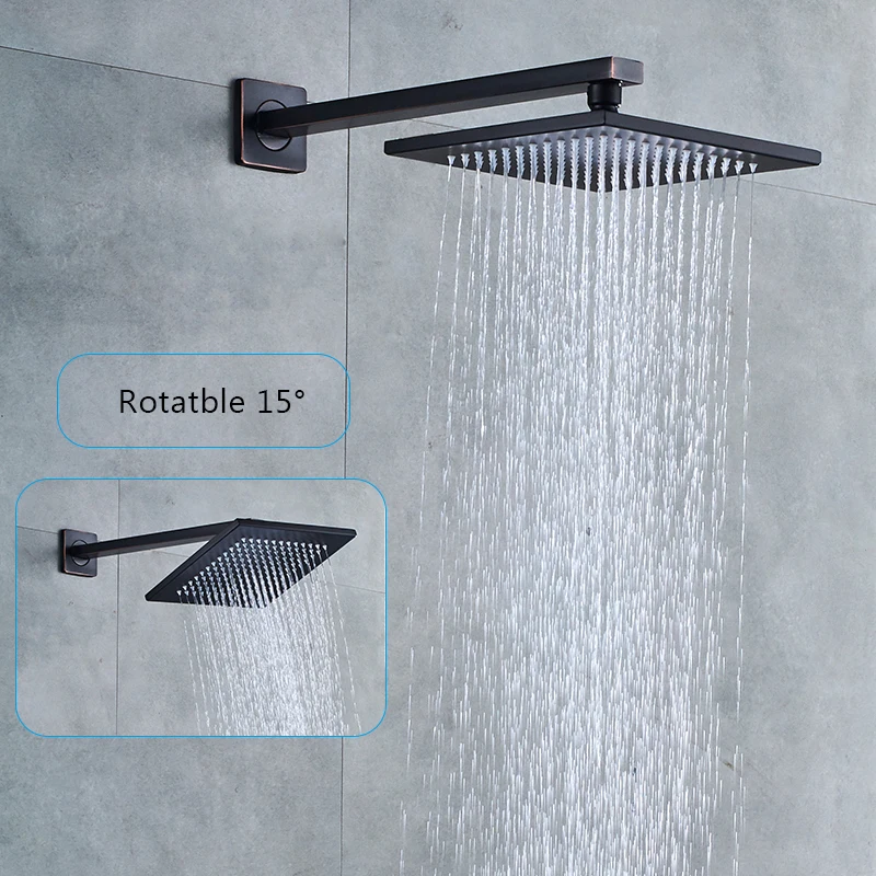 Wall Mounted Bathroom Shower Mixer Concealed Installation Faucet Embedded Box Control Valve System | Обустройство дома