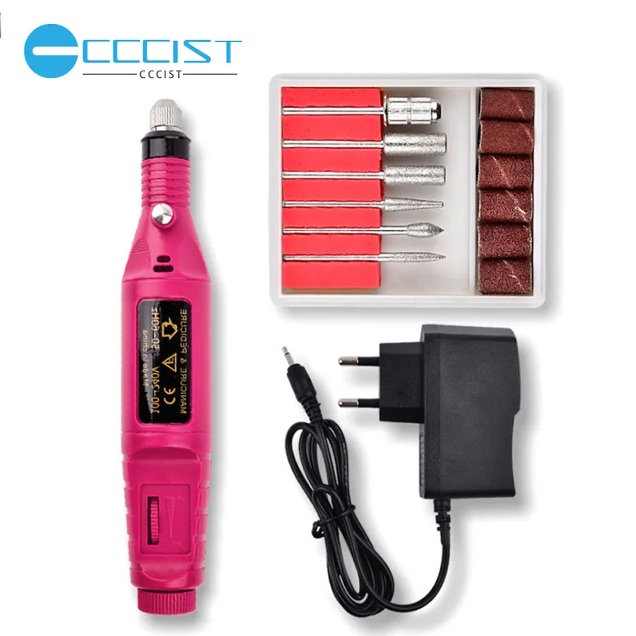 Машина для дизайна ногтей сверлильный станок набор мельница профессиональное