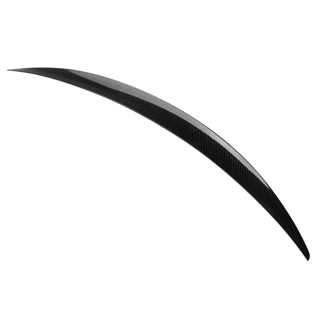 

MagicKit REAR TRUNK BOOT LIP SPOILER CARBON FIBER LOOK Fit for 2016-2019 Mercedes Benz E-Class W213 4Door Saloon