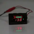 Тестер мощности автомобильного свинцово-кислотного аккумулятора, 12 В, вольтметр с индикатором, с переключателем