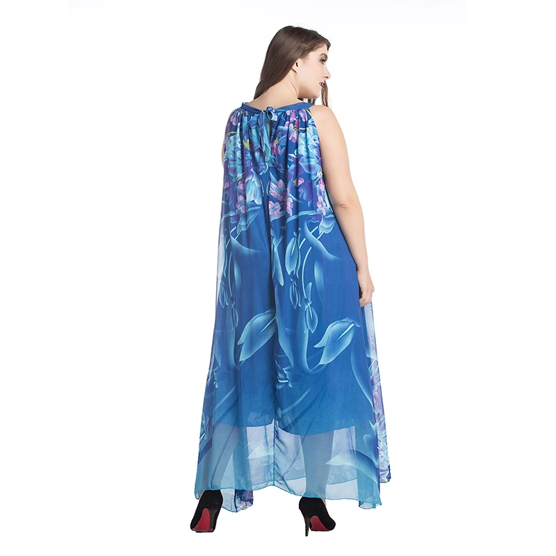 Новинка 2020 богемное женское летнее платье с вырезом лодочкой шифоновое лямкой на