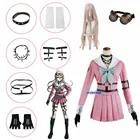 Игры Косплей Danganronpa V3 костюмы Miu ирума костюмы для косплея женское платье для девочек школьная форма одежды