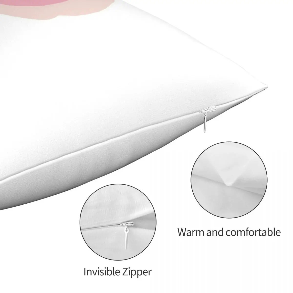 Квадратная наволочка для подушки с изображением танцев Рождества декоративная