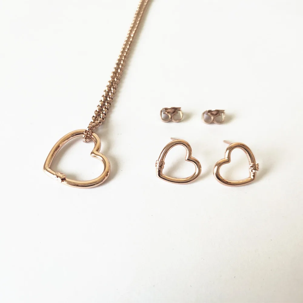 Новое поступление Модный женский браслет под розовое золото сталь медь сердца Bea