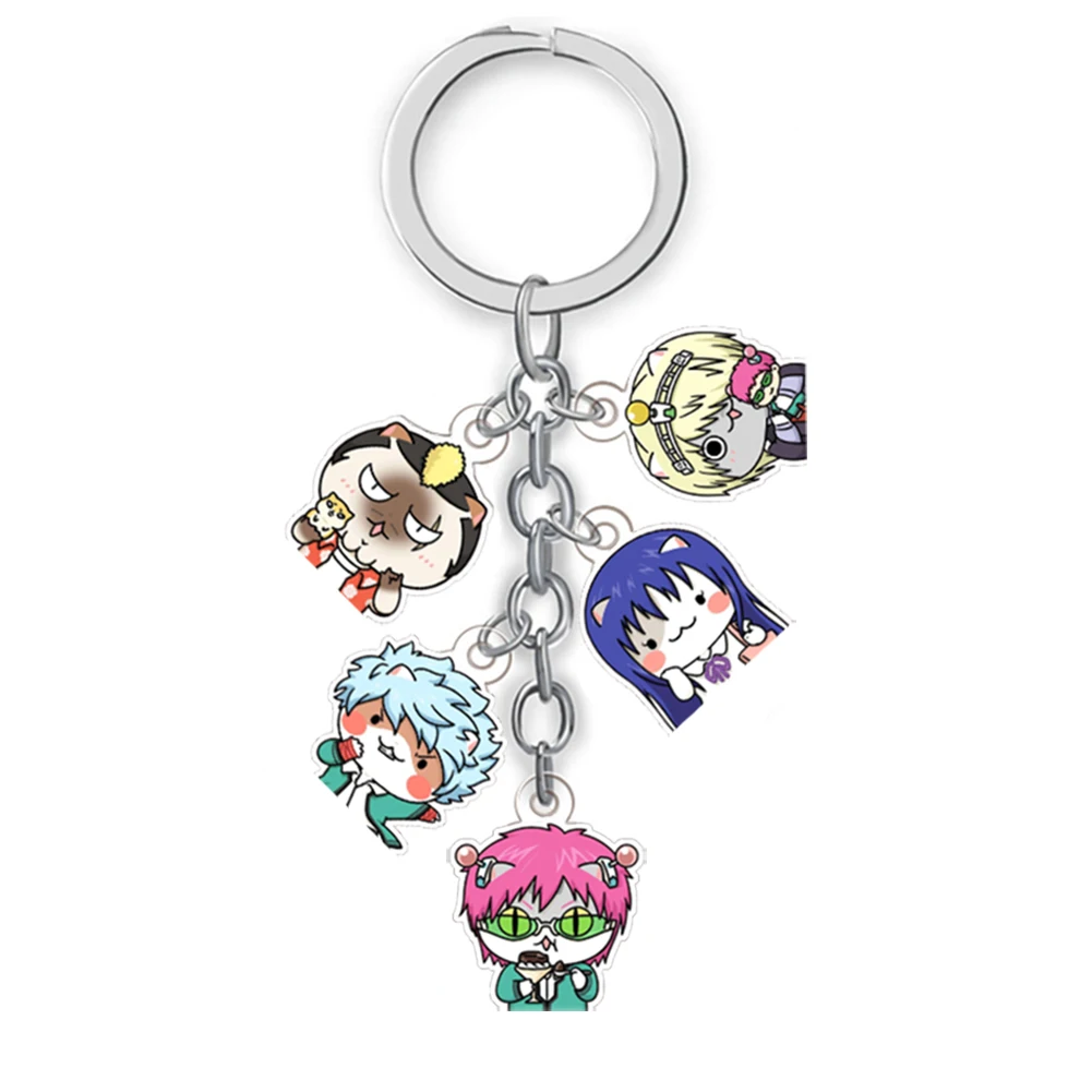 

Saiki K Keychain, Anime Saiki Kusuo no sai-nan Teruhashi Kokomi Keychain Cosplay Pendant