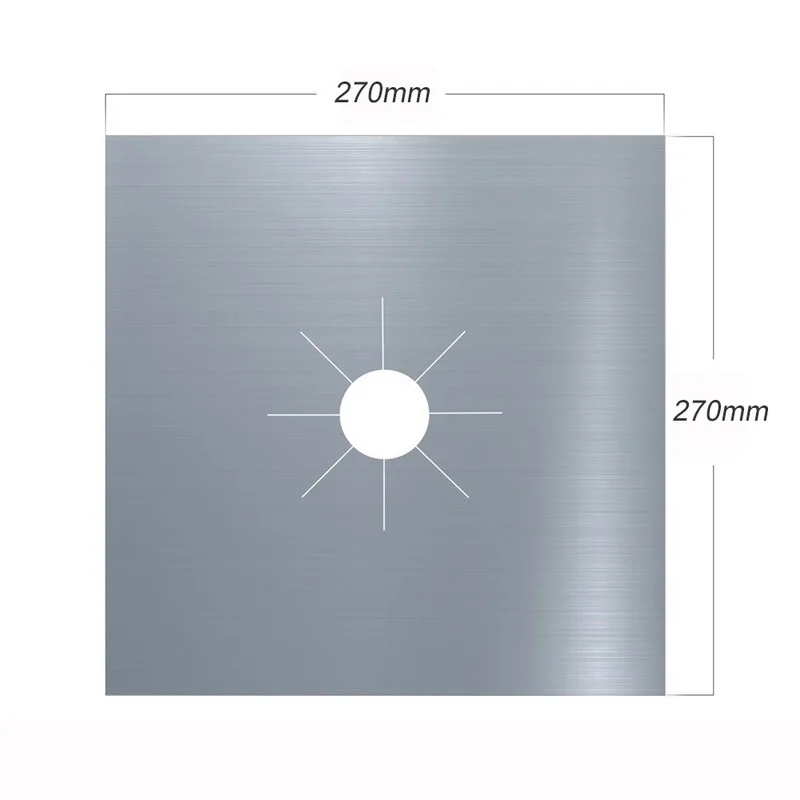 1 шт. газовые протекторы для плиты многоразовые горелки крышки лайнер коврик