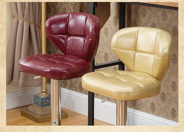 Европейский стиль ретро стул для дома высокий барный бара вращающийся железный