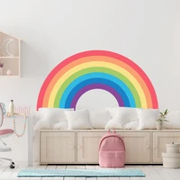 cartoon colorful rainbow wall decal girl nursery removable wall stickers vinyl wall sticker kids room interior home decor gifts