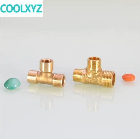 Тройник с резьбой 1/2 дюйма три соединения 3/4 внешних зубца внутренний и внешний