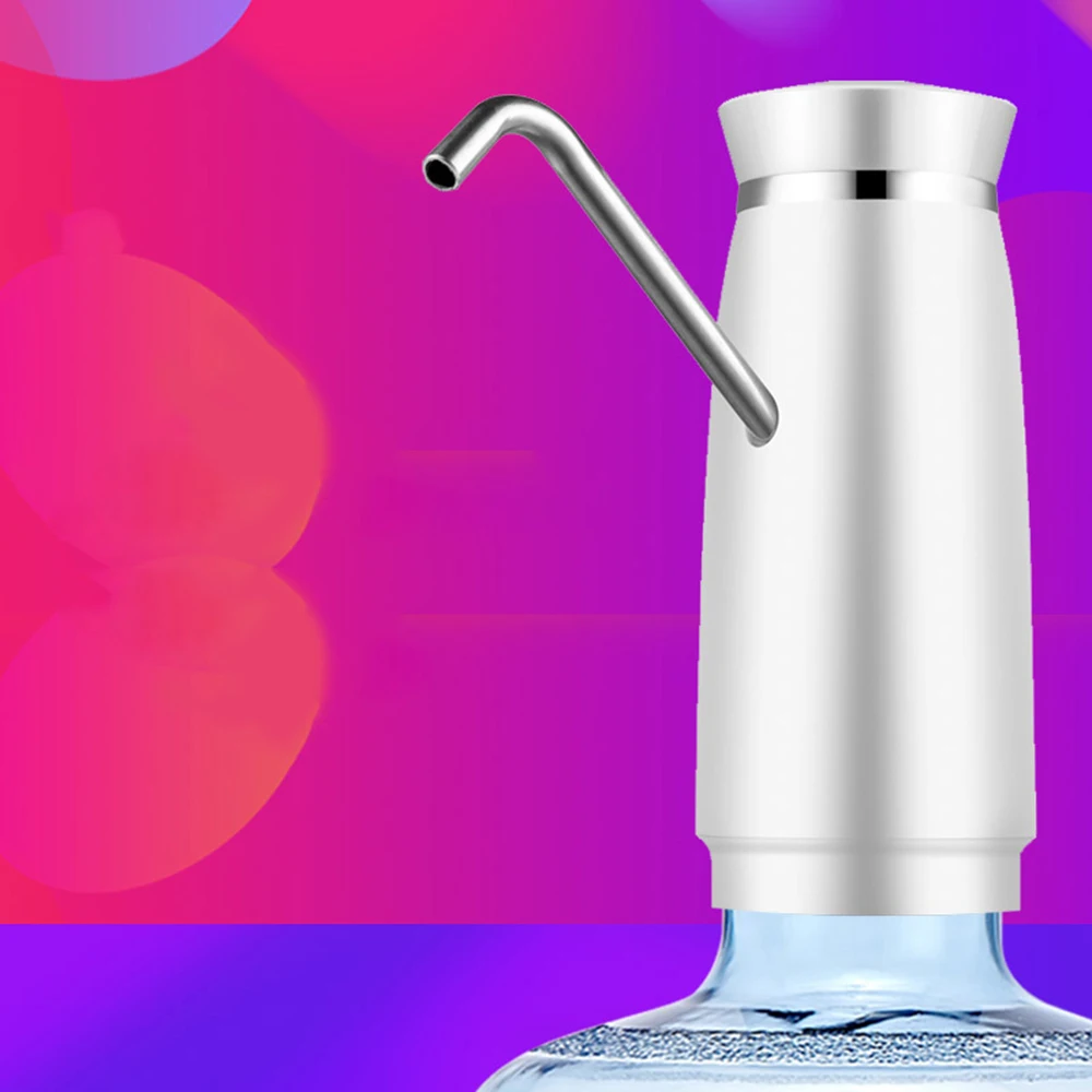 Автоматический USB зарядный насос для бутылки воды домашний светодиодный