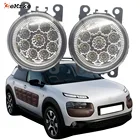 2 шт. стайлинга автомобилей 9 штук Светодиодный туман светильник лампы для Citroen C4 кактус 2015 2016 2017 2018 2019 H11 12-тивольтная галогенная лампа для задних фар Противотуманные светильник s дневные ходовые огни