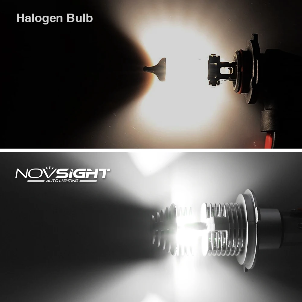 

NOVSIGHT H7 LED Car Lamp 1:1 Mini H4 LED Headlight Bulbs 50W 12000LM H11 H8 9005 9006 HB3 HB4 Auto Fog Lamps 6000K Car Lights