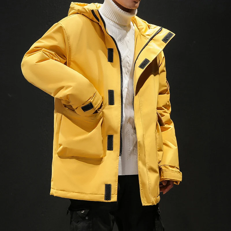 Мужские зимние длинные пальто пуховики высококачественные мужские толстые