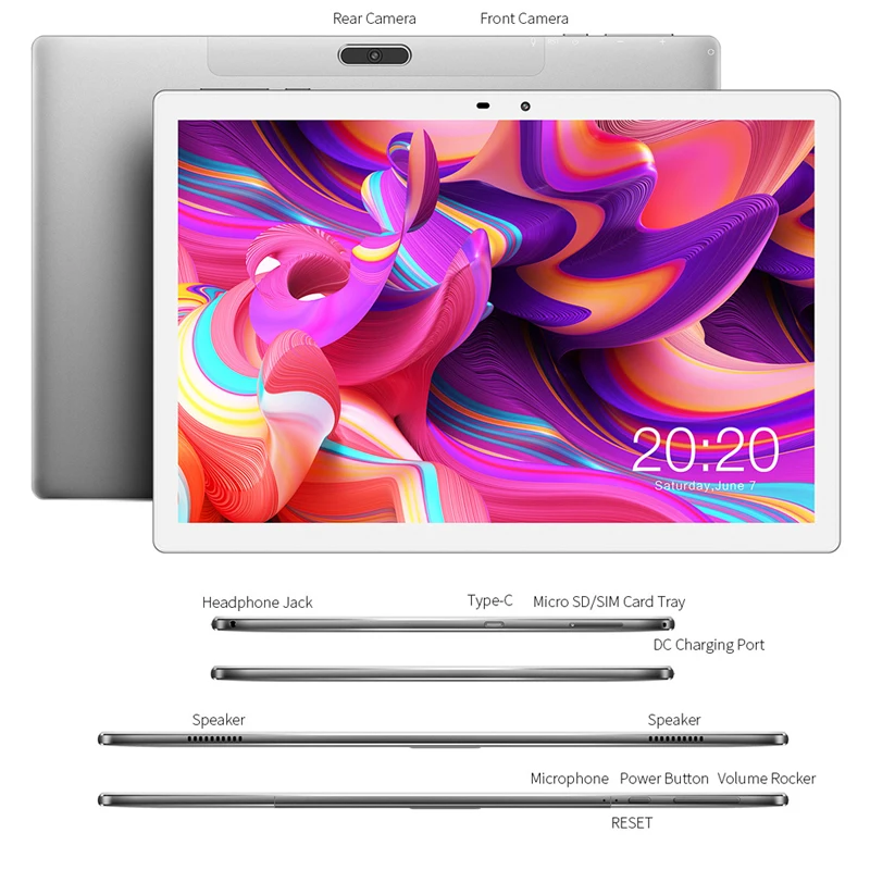 

Teclast M30 Pro Android 10 Tablets 4G Network Phone Call Octa Core 10.1 inch IPS 19201200 6GB RAM 128GB ROM Helio P60 Tablet pc
