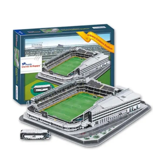 

Sport Estadio Urbano Caldeira Stadium Soccer 3D Paper DIY Jigsaw Puzzle Model Educational Toy Kits Children Boy Gift Toy