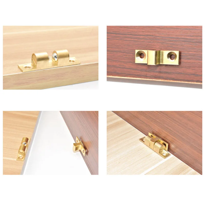 4 комплекта 40 47 60 67 мм медные дверные ворота для офиса замок с пряжкой защелка