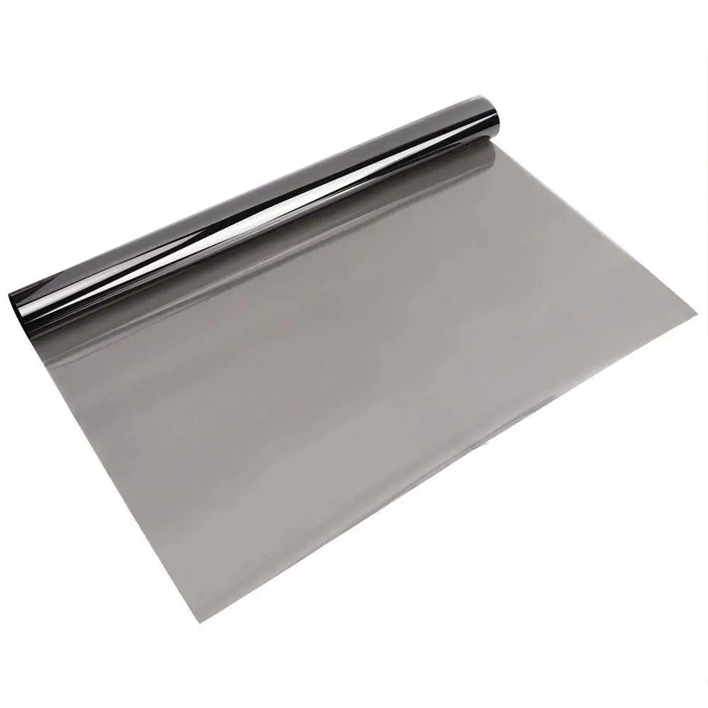 Теплоизоляционная стеклянная пленка длиной 3 м серое и серебряное самоклеящееся