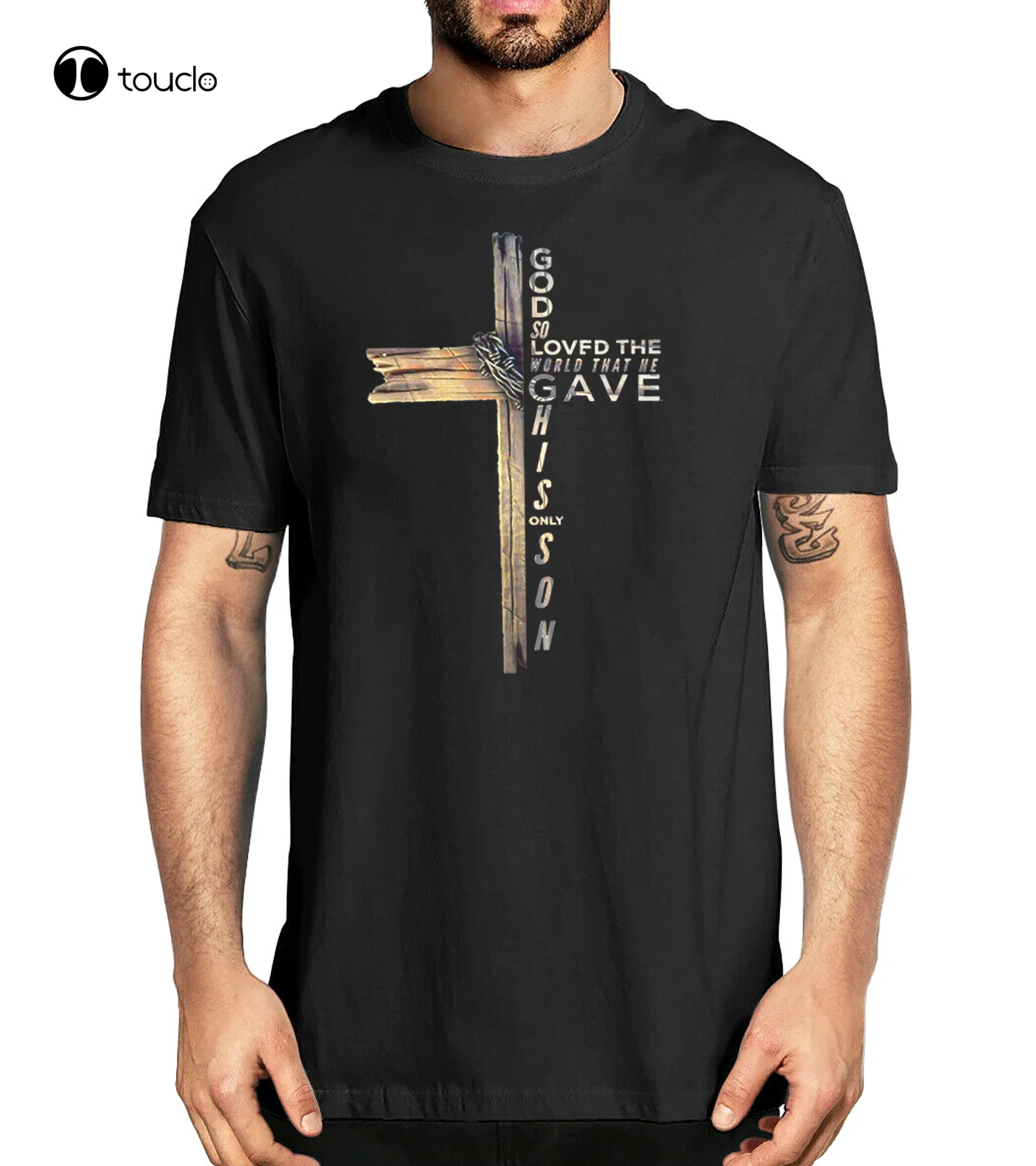 Хлопковая футболка с христианскими иисусами Евангелия рубашка крестом текстами