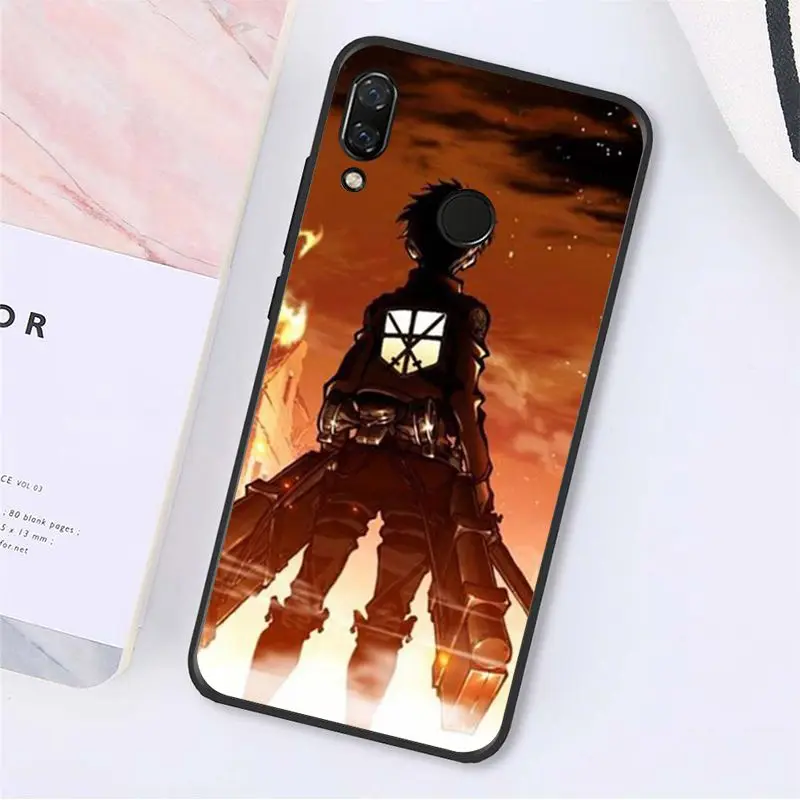 Чехол для телефона Yinuoda с японским аниме атакой на титанов Xiaomi Redmi Note 7 5 4 5plus 7A 6A note4