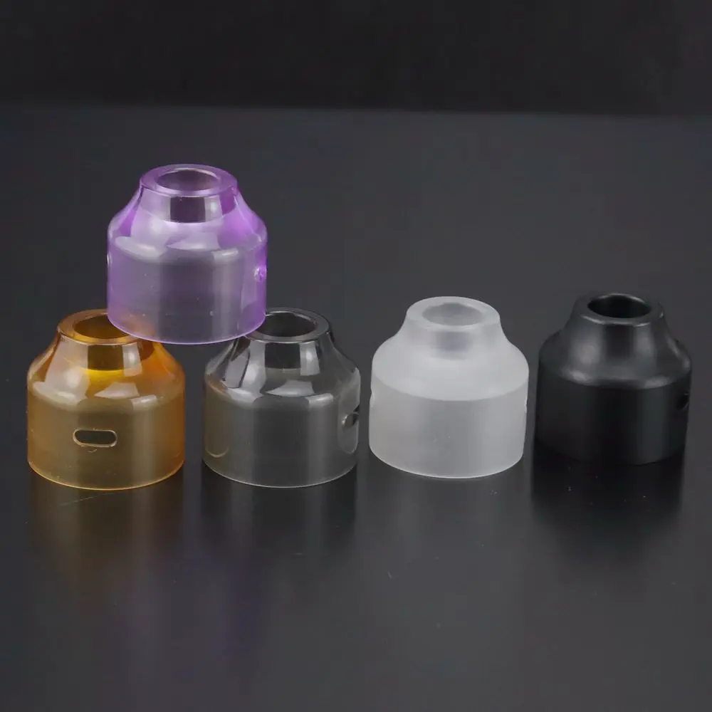 

WASP Nano RDA BellCap Replacement Top Cap 22MM To 24MM Stainless Steel/Black Beauty Ring