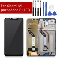 for xiaomi poco f1 lcd display touch screen digitizer assembly for xiaomi mi pocophone f1 lcd xiaomi f1 lcd with frame