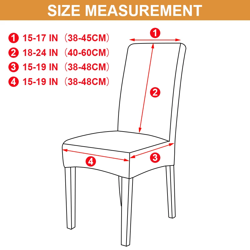 Современные чехлы для стульев с принтом анти Грязная моющаяся эластичная крышка