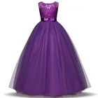 Летнее платье для девочек, кружевное платье принцессы, вечернее свадебное платье-пачка, костюм, Детские платья для девочек, детская одежда