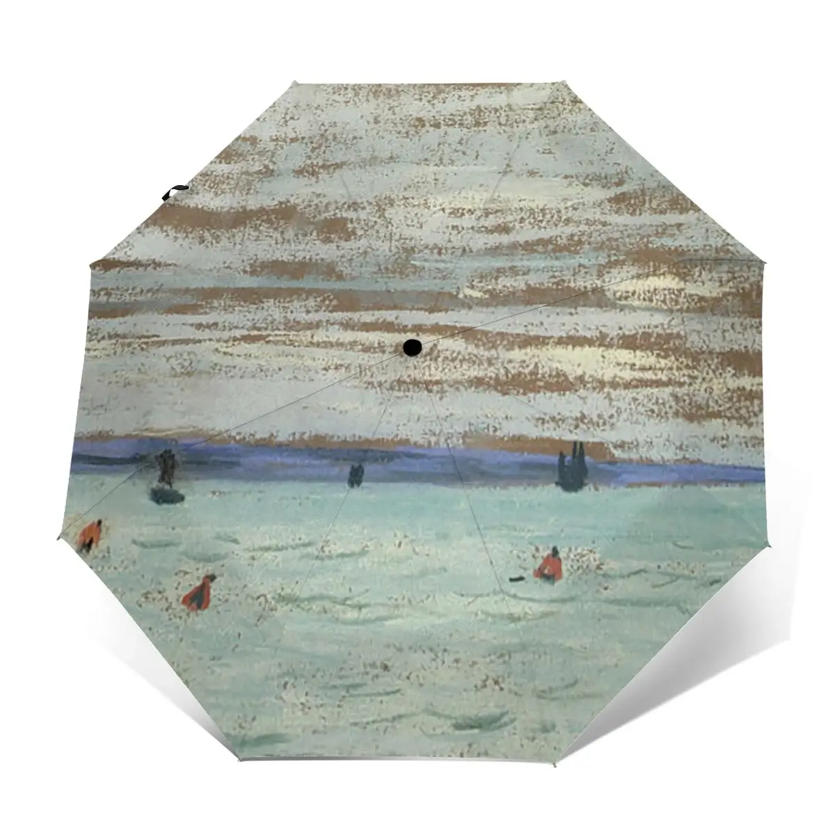 

Автоматический зонт Monet с УФ-защитой, элегантный компактный домашний зонт