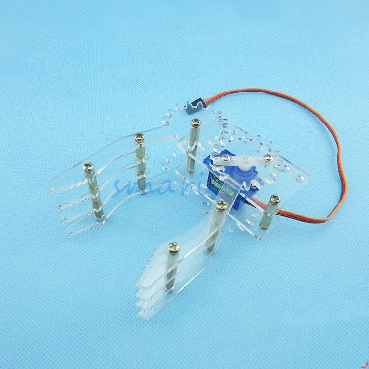 Acrylic Robot Claw Manipulator Arm Robotic Gripper Paw Clamp Part Accessory Smart Car Diy Toy | Игрушки и хобби