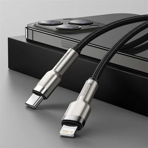 Baseus PD 20 Вт USB C кабель для iPhone 14 13 12 Pro Max 11 X Быстрая зарядка для iPad Air 4 Type C USBC зарядное устройство USB-C Date проводной шнур